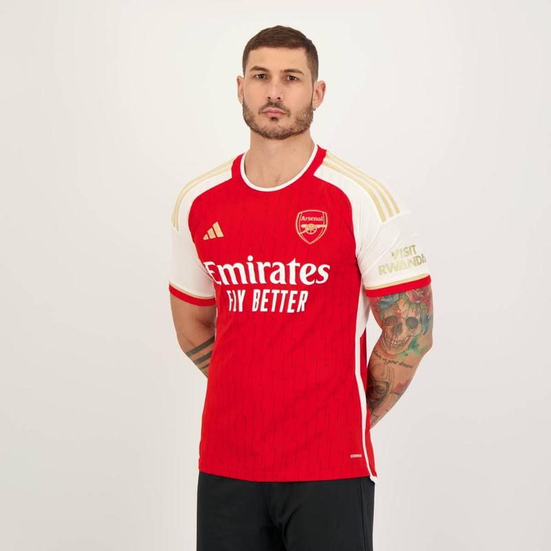 Camisa Adidas Arsenal Home 2024 7 Saka - Camisa Masculina